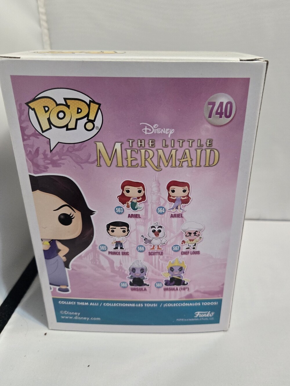 Funko Pop! The Little Mermaid 740 Ursula as Vanessa - Purple/Black - Picture 4 of 8